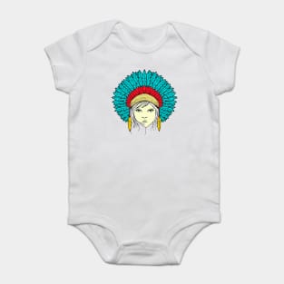 Indian Girl Baby Bodysuit